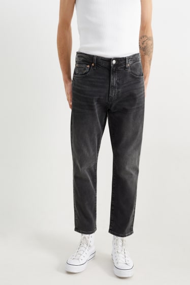Herren - Relaxed Tapered Jeans - dunkeljeansgrau