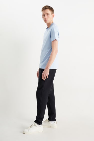 Pánské - Kalhoty chino - regular fit - tmavomodrá