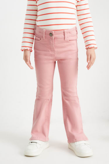 Children Girls - Flared jeans - rose