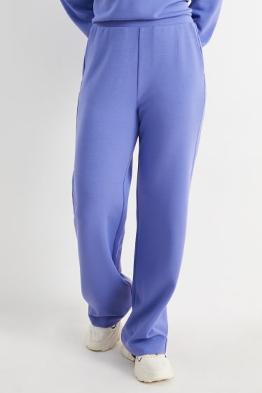 Dames - Basic joggingbroek - paars