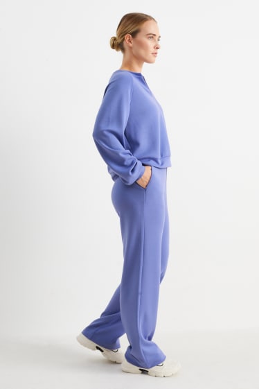 Damen - Basic-Jogginghose - violett