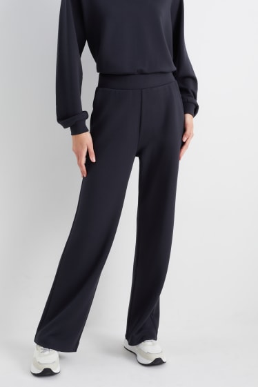 Femmes - Pantalon de jogging basique - bleu foncé