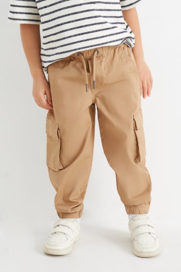 Enfants - Pantalon cargo - beige
