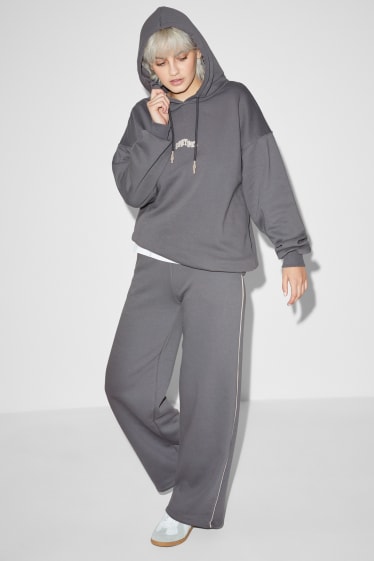 Dona - Pantalons de xandall - gris fosc