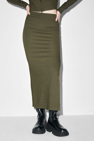 Femmes - Jupe - vert foncé