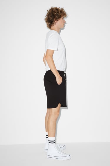 Heren - Sweatshort - zwart