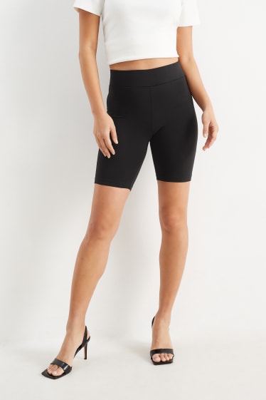 Femmes - Lot de 2 - short cycliste basique - noir