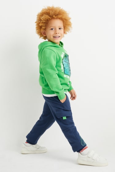 Kinder Buben - Minecraft - Cargo-Jogginghose - dunkelblau