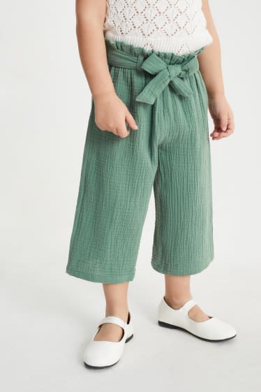 Enfants - Pantalon en mousseline - vert