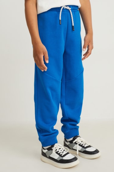 Dětské - Teplákové kalhoty - modrá