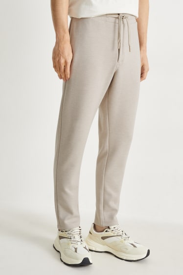 Men - Joggers - beige