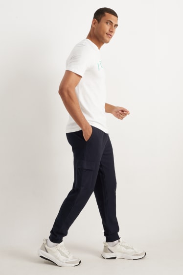 Herren - Cargo-Jogginghose - dunkelblau