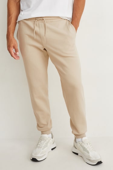 Heren - Joggingbroek - beige