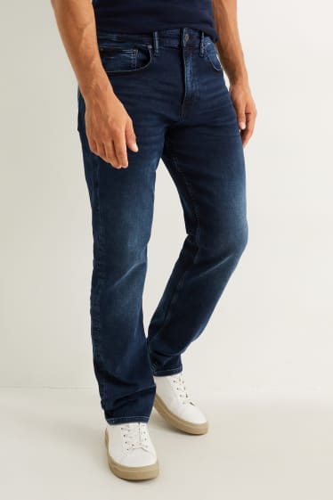 Heren - Straight jeans - Flex jog denim - LYCRA® - jeansdonkerblauw