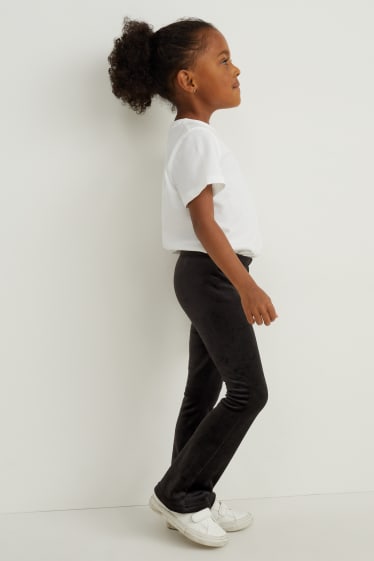 Enfants filles - Halloween - legging - noir