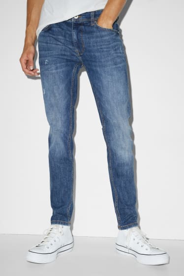 Heren - Skinny jeans - LYCRA® - jeansblauw