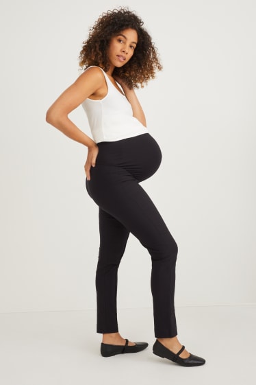 Femmes - Pantalon de grossesse - slim fit - noir