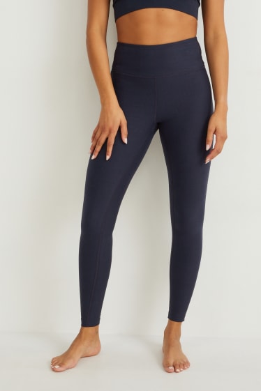 Dames - Sportlegging - 4 Way Stretch - donkerblauw