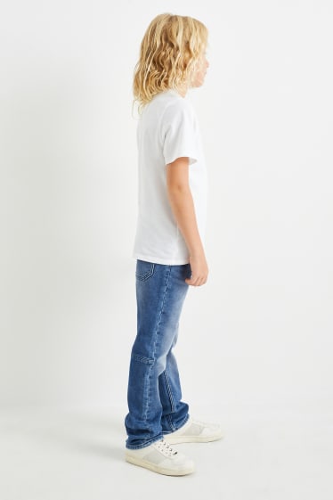 Kinder - Straight Jeans - Thermojeans - jeansblau