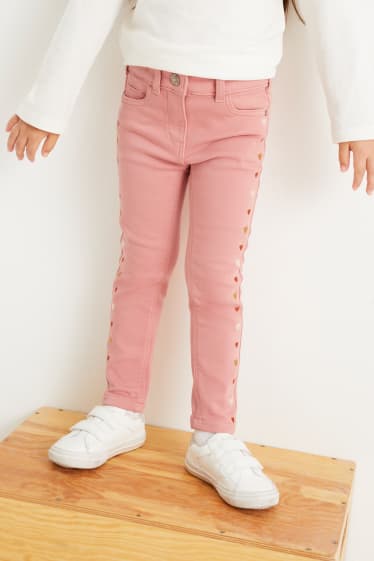 Bambine - Pantaloni termici - rosa
