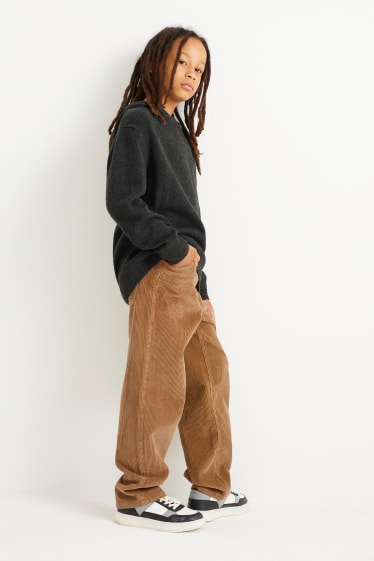 Kinder Buben - Cordhose - braun