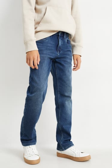 Enfants garçons - Jean de coupe droite - jean doublé - jog denim - jean bleu