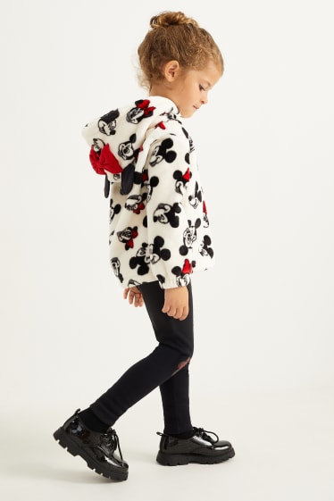 Kinderen: meisjes - Minnie Mouse - thermolegging - zwart