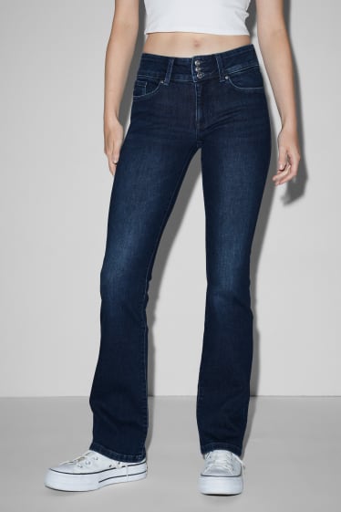 Dona - CLOCKHOUSE - texans bootcut - low waist - LYCRA® - texà blau