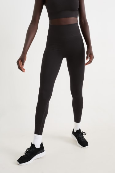 Femmes - Leggings de sport - protection UV - noir