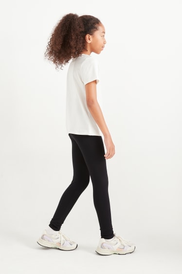 Kinder Mädchen - Multipack 3er - Leggings - schwarz