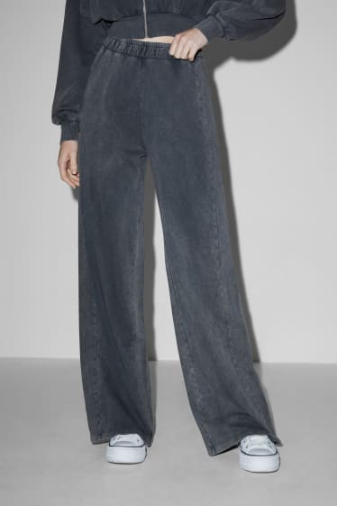 Dona - Pantalons de xandall - gris fosc