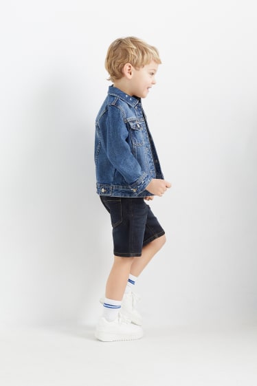 Enfants garçons - Bermuda en jean - bleu foncé