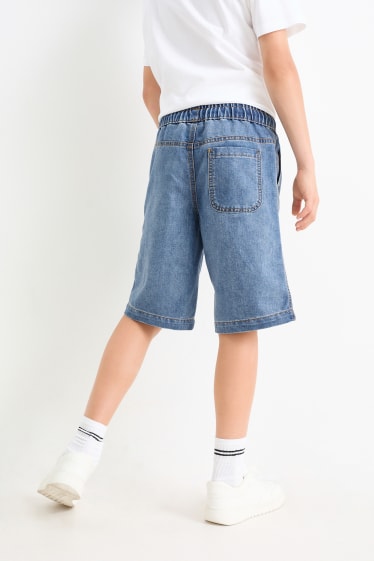 Children - Denim Bermuda shorts - denim-light blue