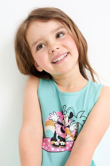Kinder Mädchen - Multipack 2er - Minnie Maus - Kleid - türkis