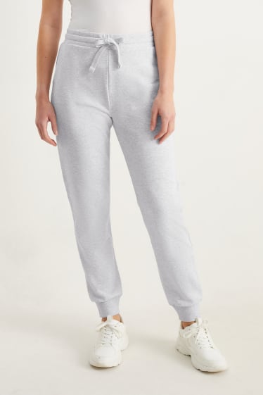 Mujer - Pantalón de deporte básico - gris claro