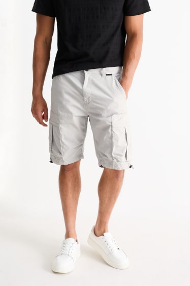 Hommes - Short cargo - gris clair