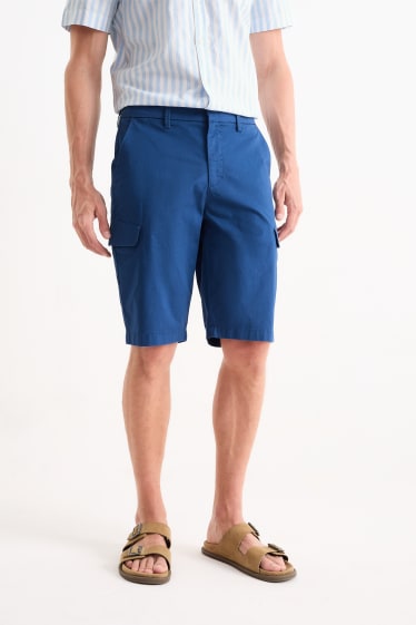 Hombre - Shorts cargo - azul oscuro