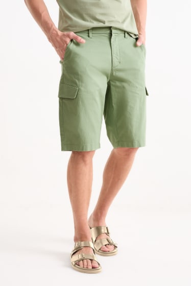 Uomo - Shorts cargo - verde