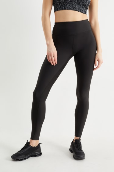 Femmes - Legging de sport - effet galbant - 4 Way Stretch - noir