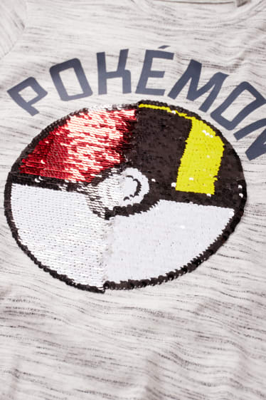 Pokemon camiseta de manga larga brillos