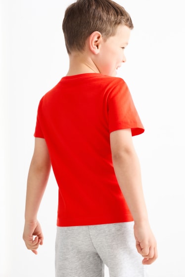 Kinder - Fußball - Kurzarmshirt - rot