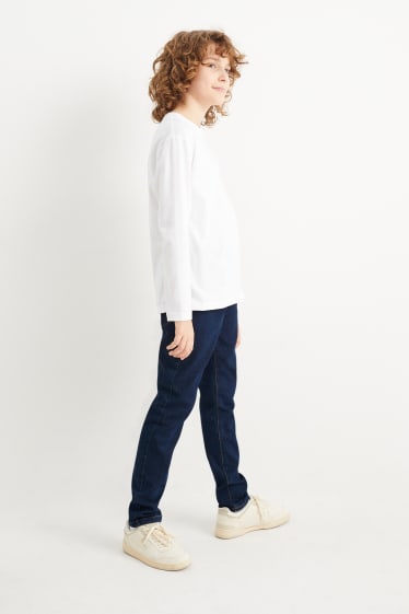 Kinderen: jongens - Set van 2 - skinny jeans - zwart