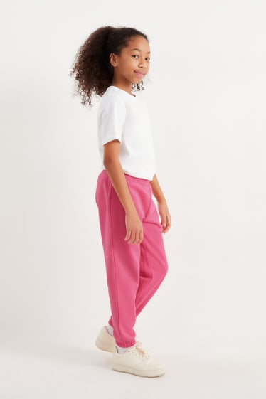 Enfants filles - Pantalon de jogging - rose