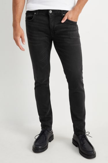 Heren - Skinny jeans - jeansdonkergrijs
