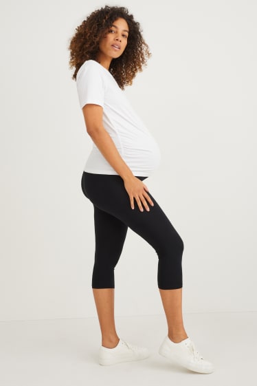 Femmes - Lot de 2 - leggings de grossesse - noir