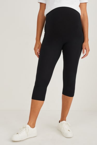 Femmes - Lot de 2 - leggings de grossesse - noir