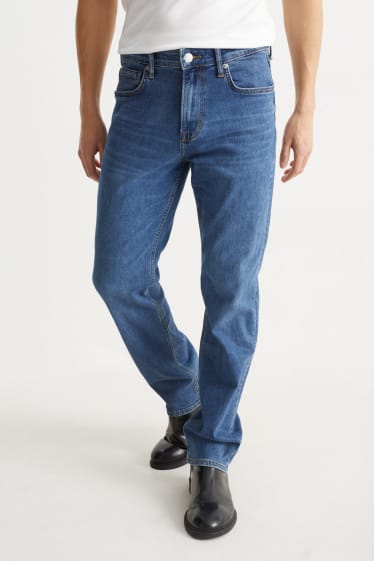 Herren - Straight Jeans - jeansblau