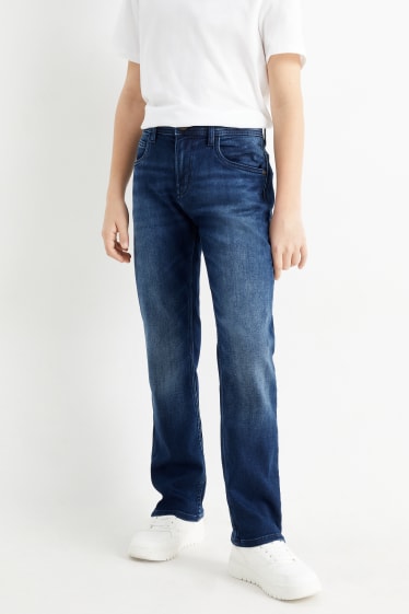 Kinder - Straight Jeans - Jog Denim - dunkeljeansblau