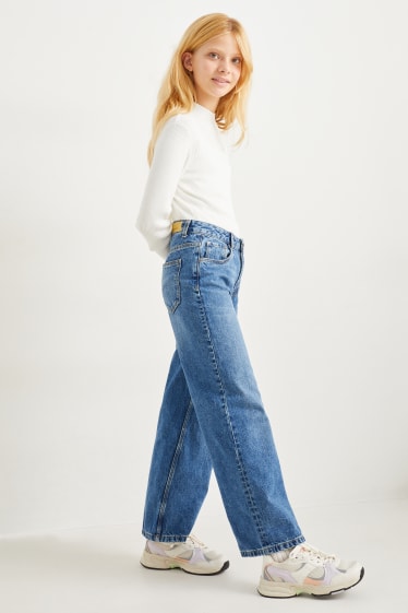 Nena - Texans wide leg - texà blau