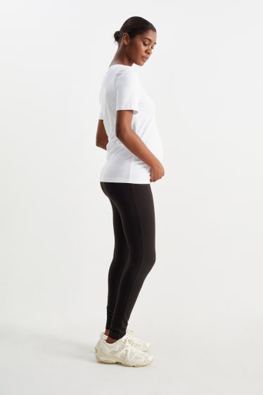 Femmes - Legging chaud de grossesse - noir